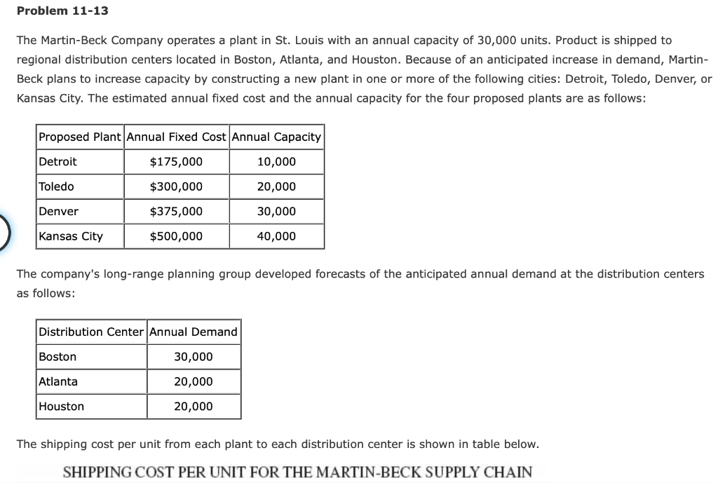 solved-problem-11-13-the-martin-beck-company-operates-a-chegg