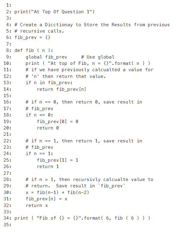 Solved Hand trace the following code showing the line number | Chegg.com