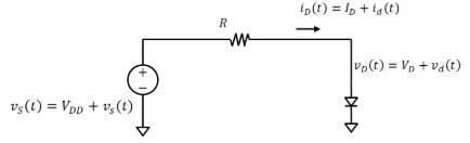 Solved Consider the following diode circuit with VDD = 10V, | Chegg.com