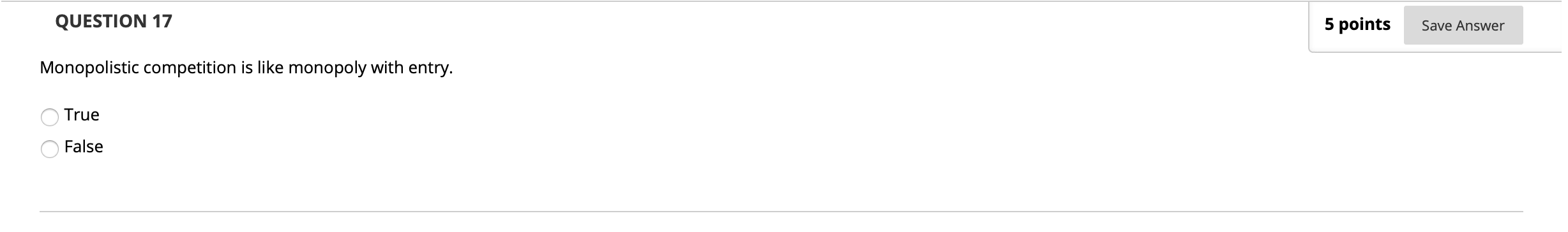 Solved QUESTION 17 5 points Save Answer Save answer | Chegg.com