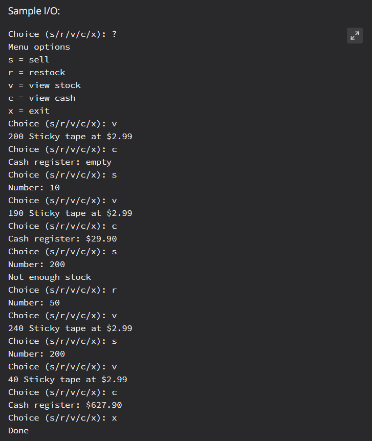 Solved Need help with this code. I got the output working | Chegg.com