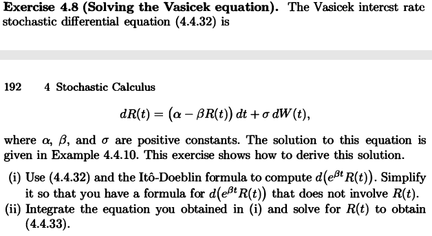 Solved Course: Stochastic Calculus for finance Level 2 I