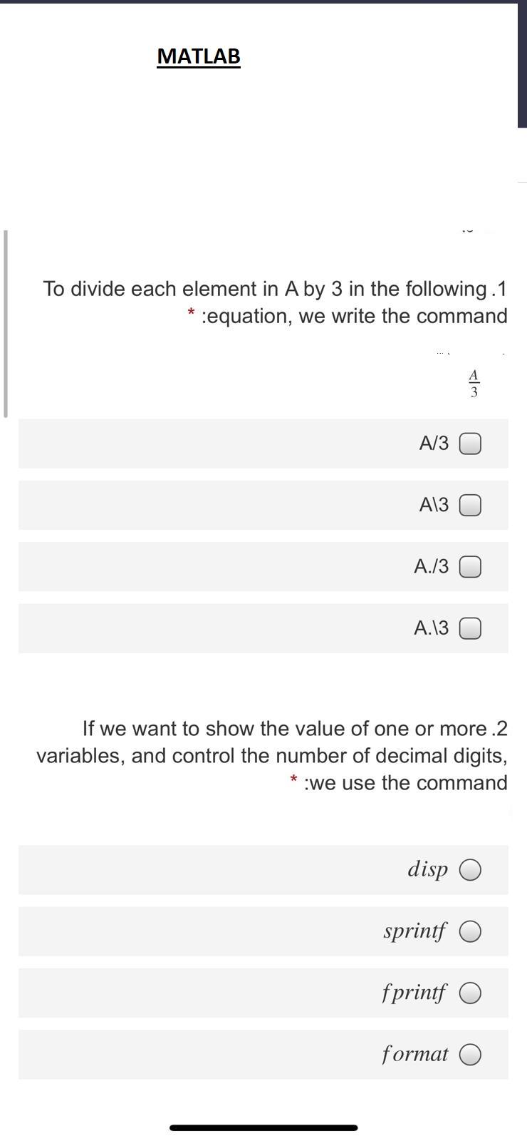 solved-matlab-to-divide-each-element-in-a-by-3-in-the-chegg