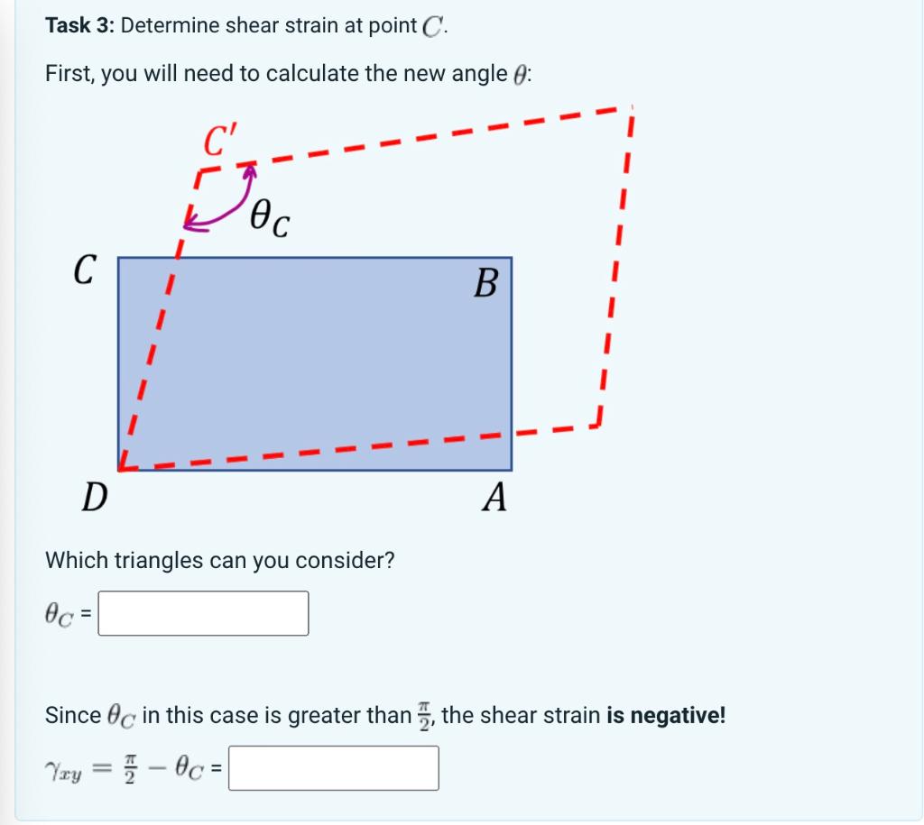 Solved Strair In order to describe the deformation of a body | Chegg.com