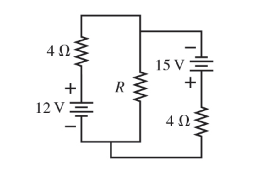 Solved What power is dissipated by the R = 3.0 Ω resistor in | Chegg.com