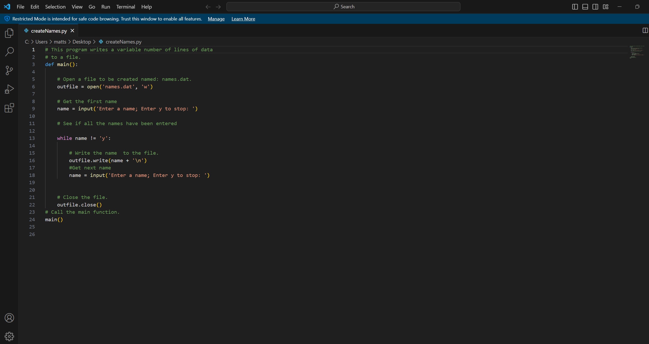 Solved Following the text examples, create two programs, for | Chegg.com