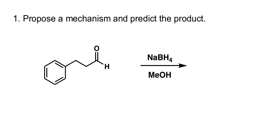 Solved 1. Propose a mechanism and predict the product. O | Chegg.com