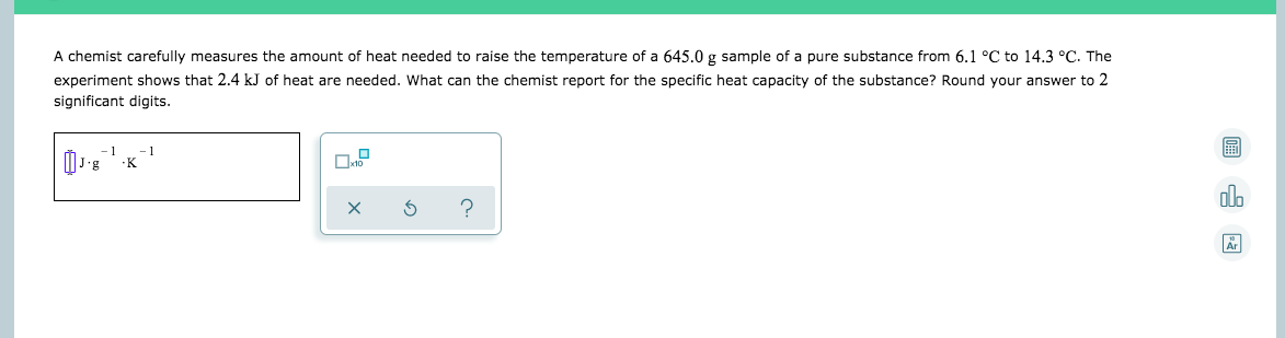 solved-a-chemist-carefully-measures-the-amount-of-heat-chegg