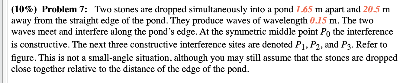 Solved (10\%) Problem 7: Two stones are dropped | Chegg.com