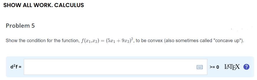 Solved Show the condition for the function, | Chegg.com