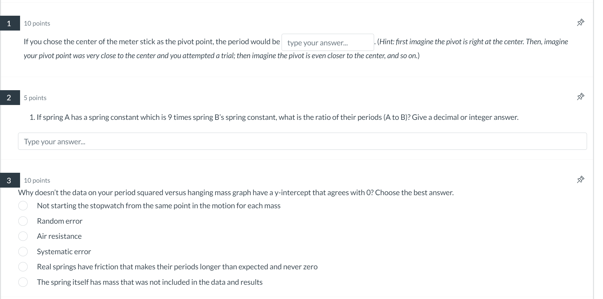 Solved 110 ﻿pointsIf you chose the center of the meter stick | Chegg.com