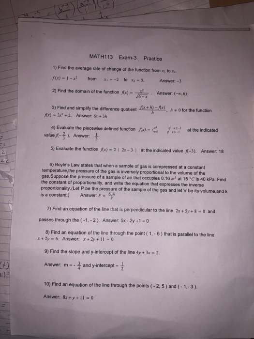 Solved Been practicing for my test tomorrow but I’m not | Chegg.com