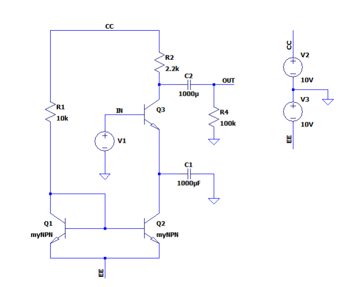 Solved The transistors Q1 and Q2 (type myNPN) are matched,