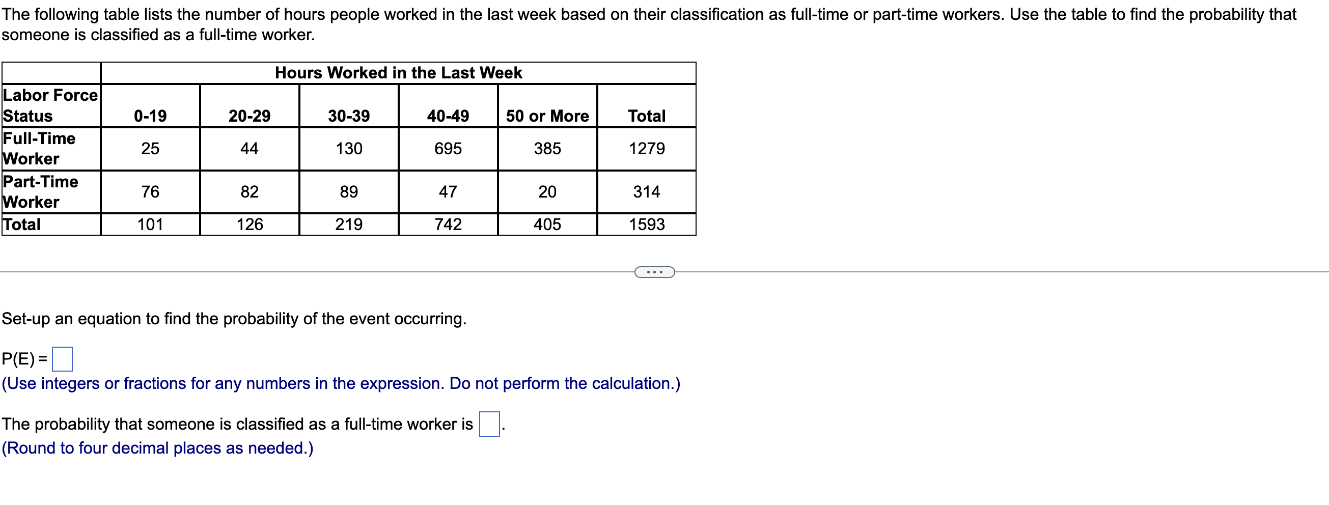 solved-the-following-table-lists-the-number-of-hours-people-chegg