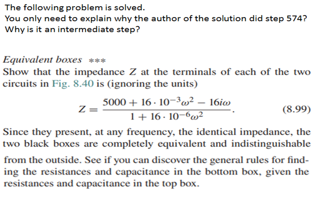 Solved The following problem is solved. You only need to | Chegg.com