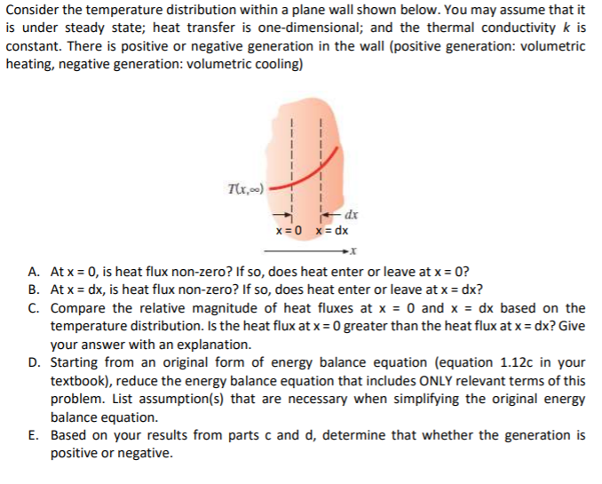 Solved Consider the temperature distribution within a plane | Chegg.com