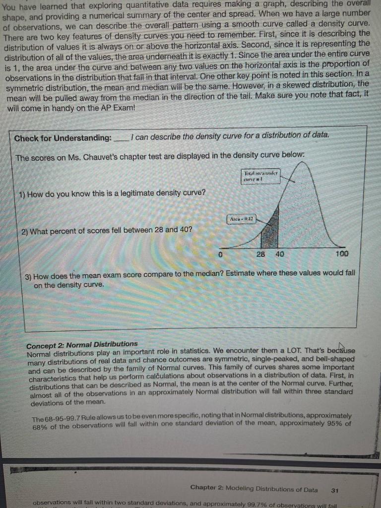 Solved you have learned that exploring quantitative data chegg