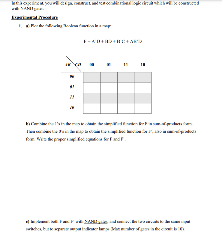 Solved In this experiment, you will design, construct, and | Chegg.com