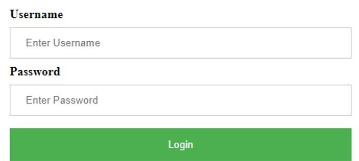 Solved Username Enter Username Enter Password Password Login | Chegg.com