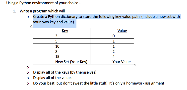 Solved Using a Python environment of your choice - 1. Write | Chegg.com