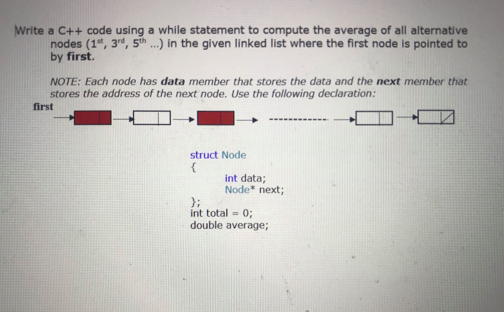 Solved Write a C++ code using a while statement to compute | Chegg.com