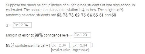 Solved Suppose the mean height in inches of all gth grade | Chegg.com