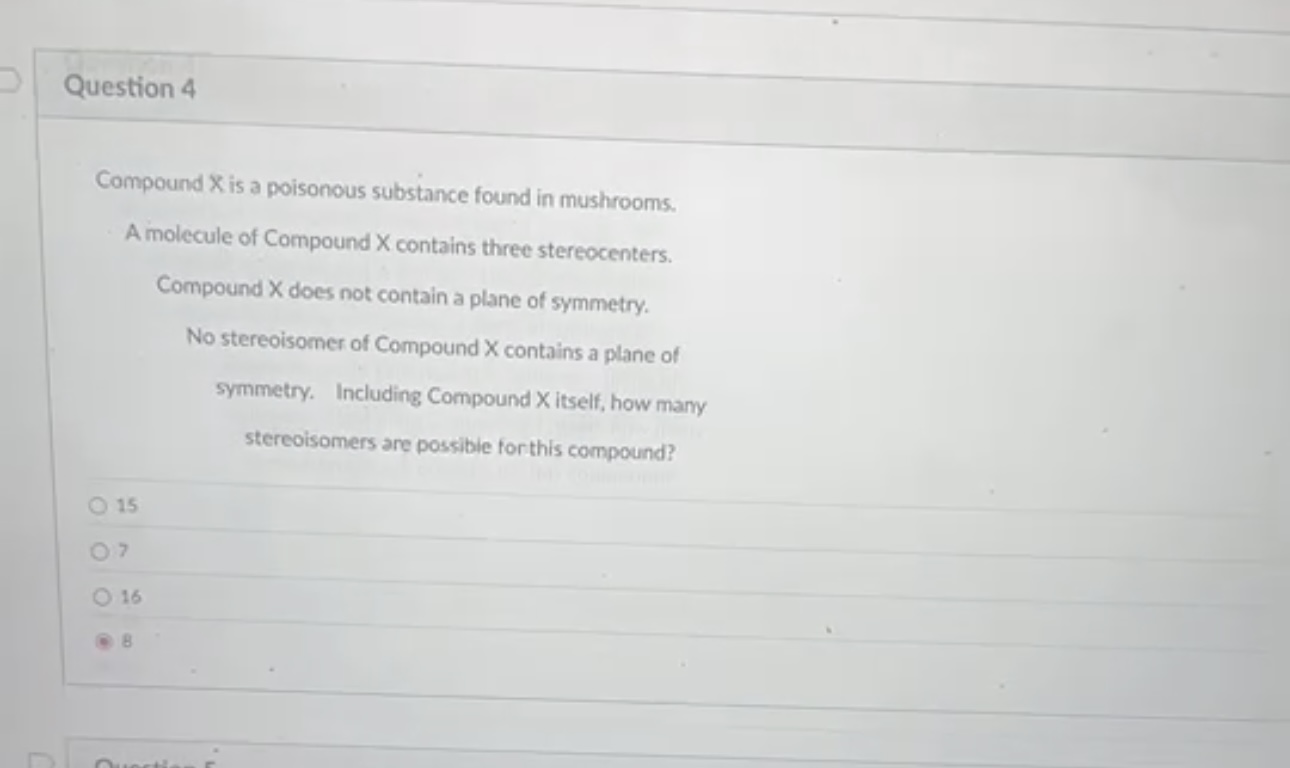 Solved Question X is a poisonous substance found