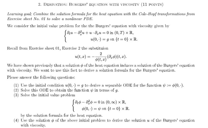 2. DERIVATION BURGERS' EQUATION WITH VISCOSITY (11