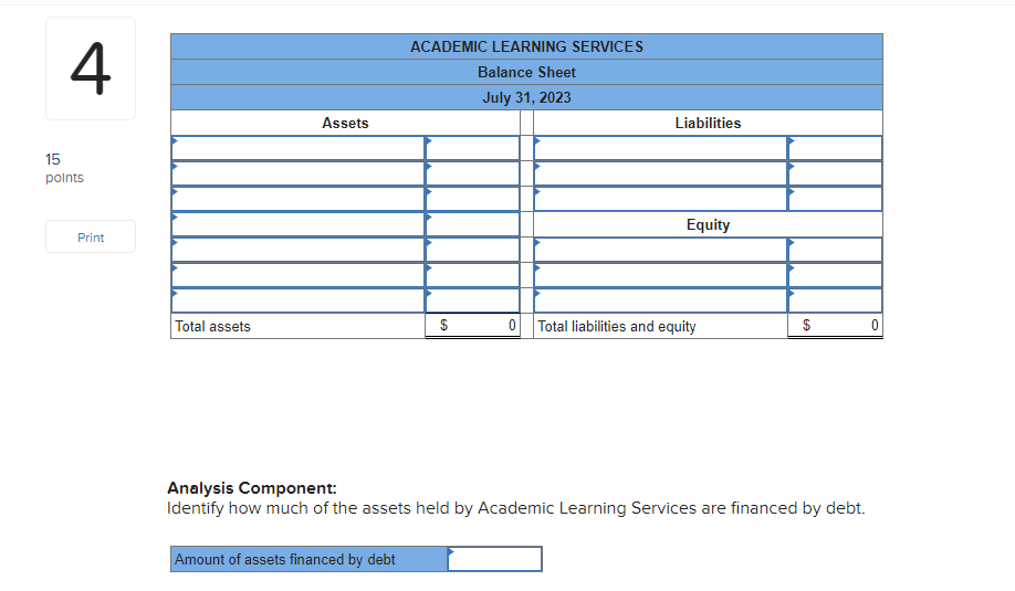 Solved on july 1 2023 academic learning services entered chegg
