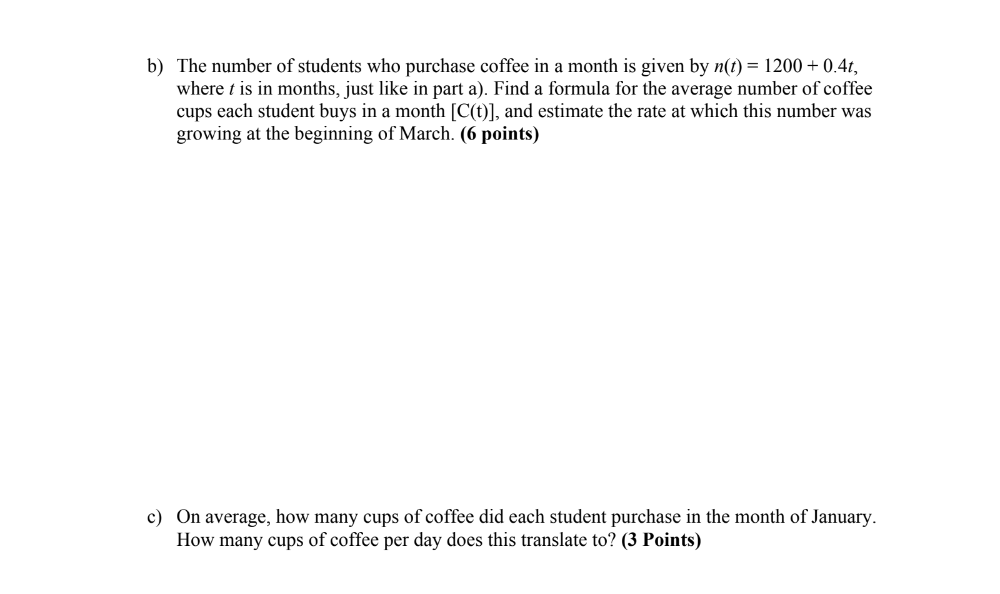 your assignment coffee shop prices