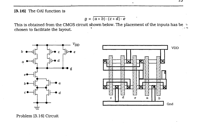 Solved Make A Cmos Transistor Layout Diagram And Stick