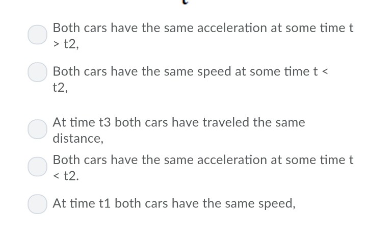 Solved Two Cars A And B Race Each Other Down A Straight | Chegg.com