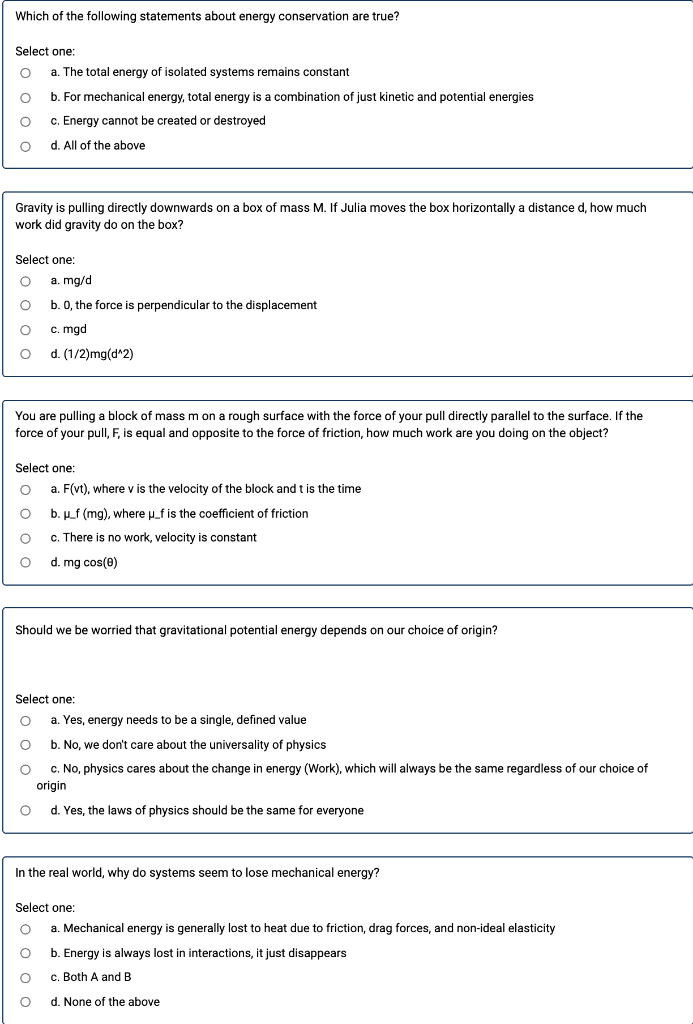 solved-which-of-the-following-statements-about-energy-chegg