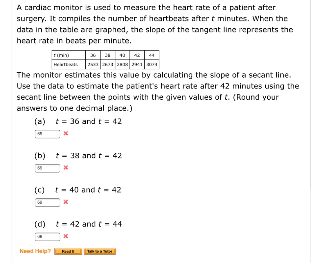 Solved A cardiac monitor is used to measure the heart rate
