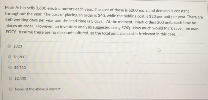 solved-achin-sells-3-600-electric-motors-each-year-the-cost-chegg