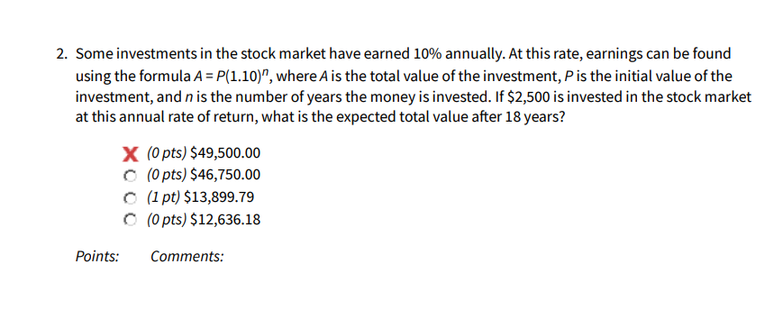 Some investments in the stock market have earned 10 annually