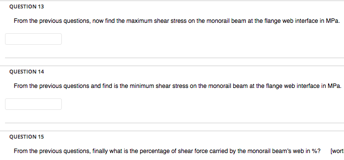 Solved Fig 2 Symmetrical I Section Beam Table 2 Symmetrical Chegg Com