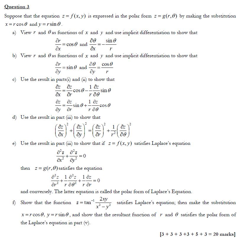 Solved To Obtain Full Marks On A Question You Have To Sh Chegg Com