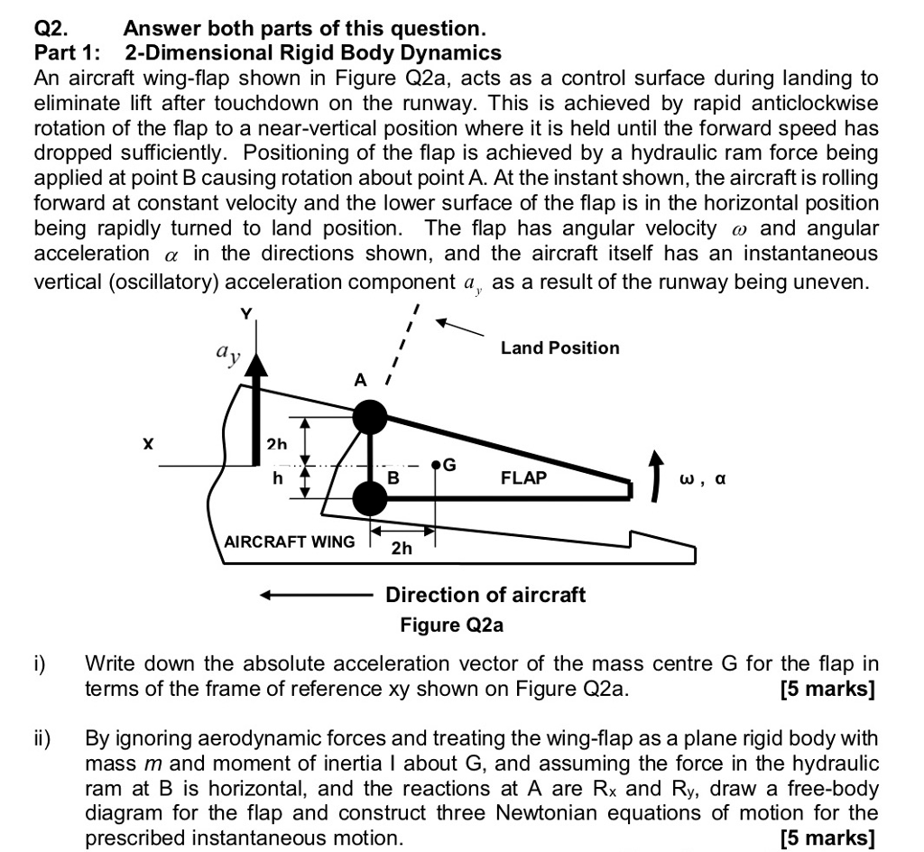 Solved Q2. Part 1: 2-Dimensional Rigid Body Dynamics An | Chegg.com