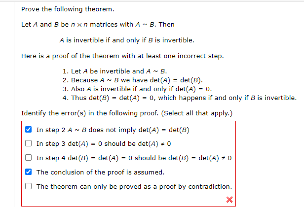 Solved Prove The Following Theorem. Let A And B Ben Xn | Chegg.com