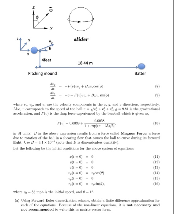 Solved 3. Baseball dynamics depends on the ball's seam, the