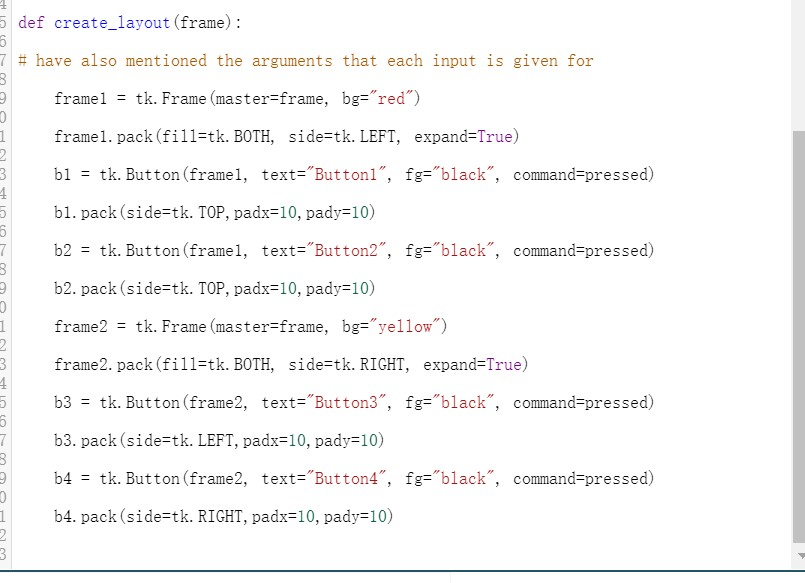 Solved Button1 Button3 Button4 Button2 22 The Layout In The | Chegg.com