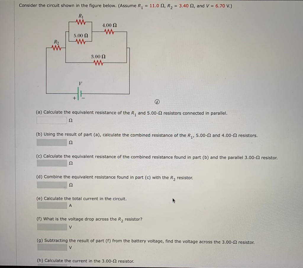 Solved Consider The Circuit Shown In The Figure Below. | Chegg.com