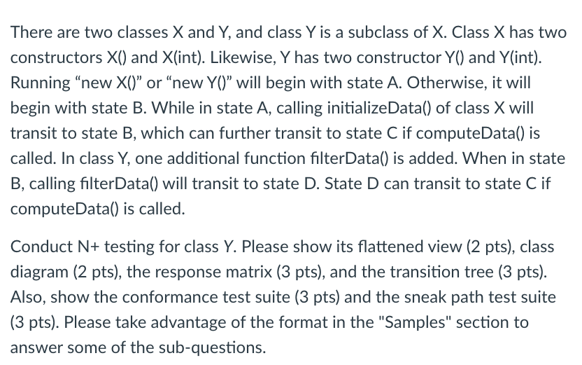 1)I didn't separate C and D classes on sub-class 2) Because of