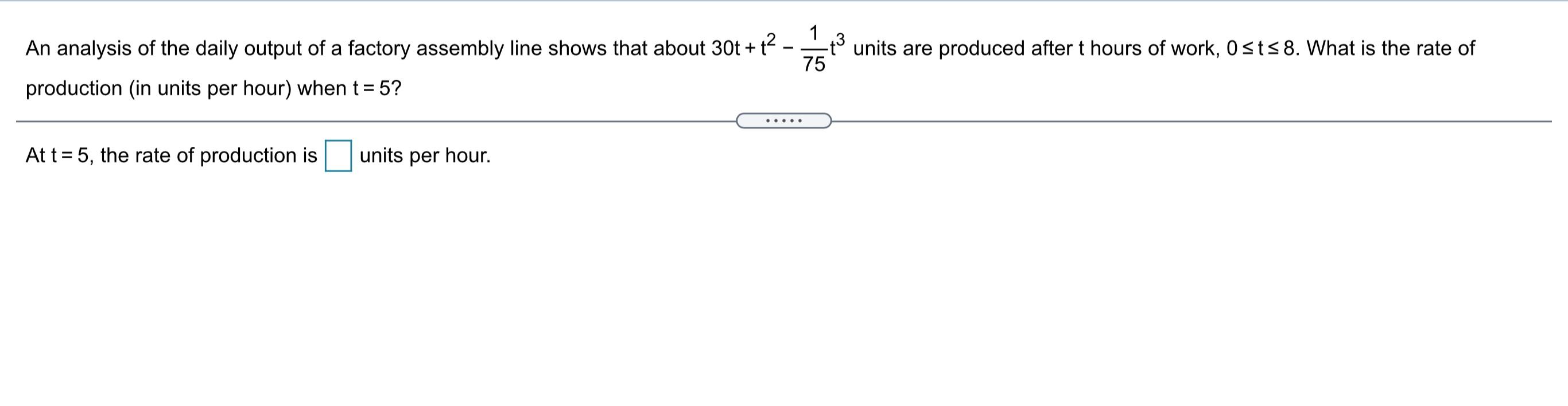 Solved An analysis of the daily output of a factory assembly | Chegg.com