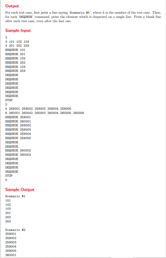 Solved Output For each test case, first print a line saying | Chegg.com
