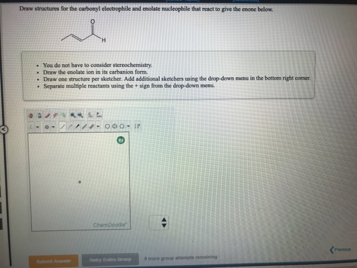 Solved Draw structures for the carbonyl electrophile and | Chegg.com