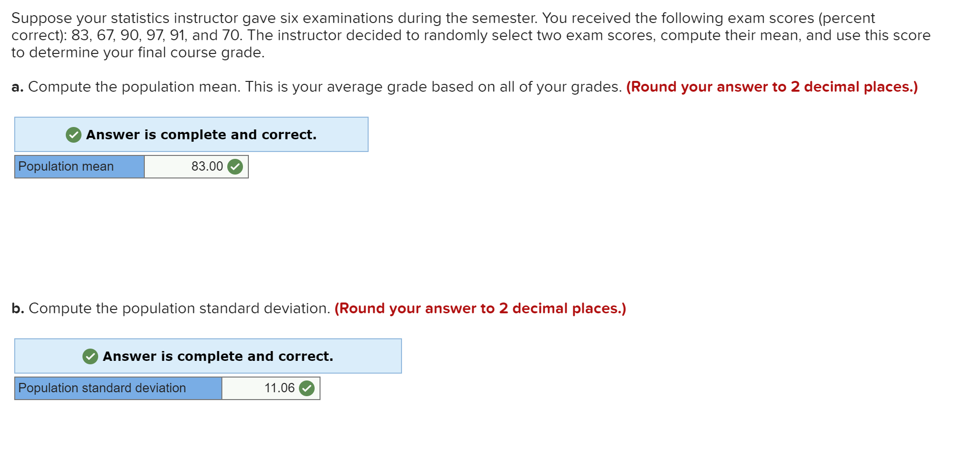 solved-suppose-your-statistics-instructor-gave-six-chegg