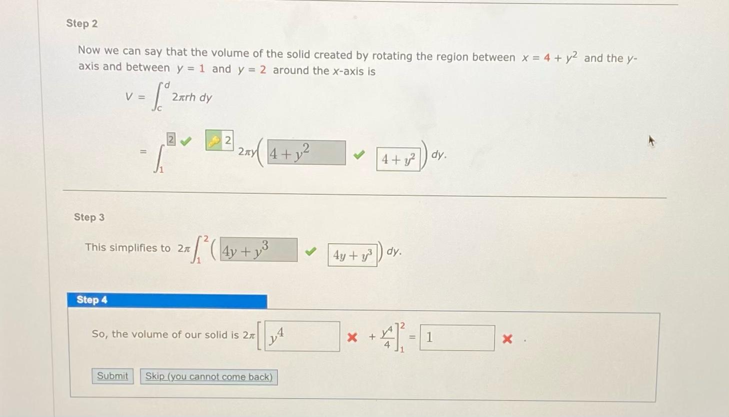 Solved Use the method of cylindrical shells to find the | Chegg.com
