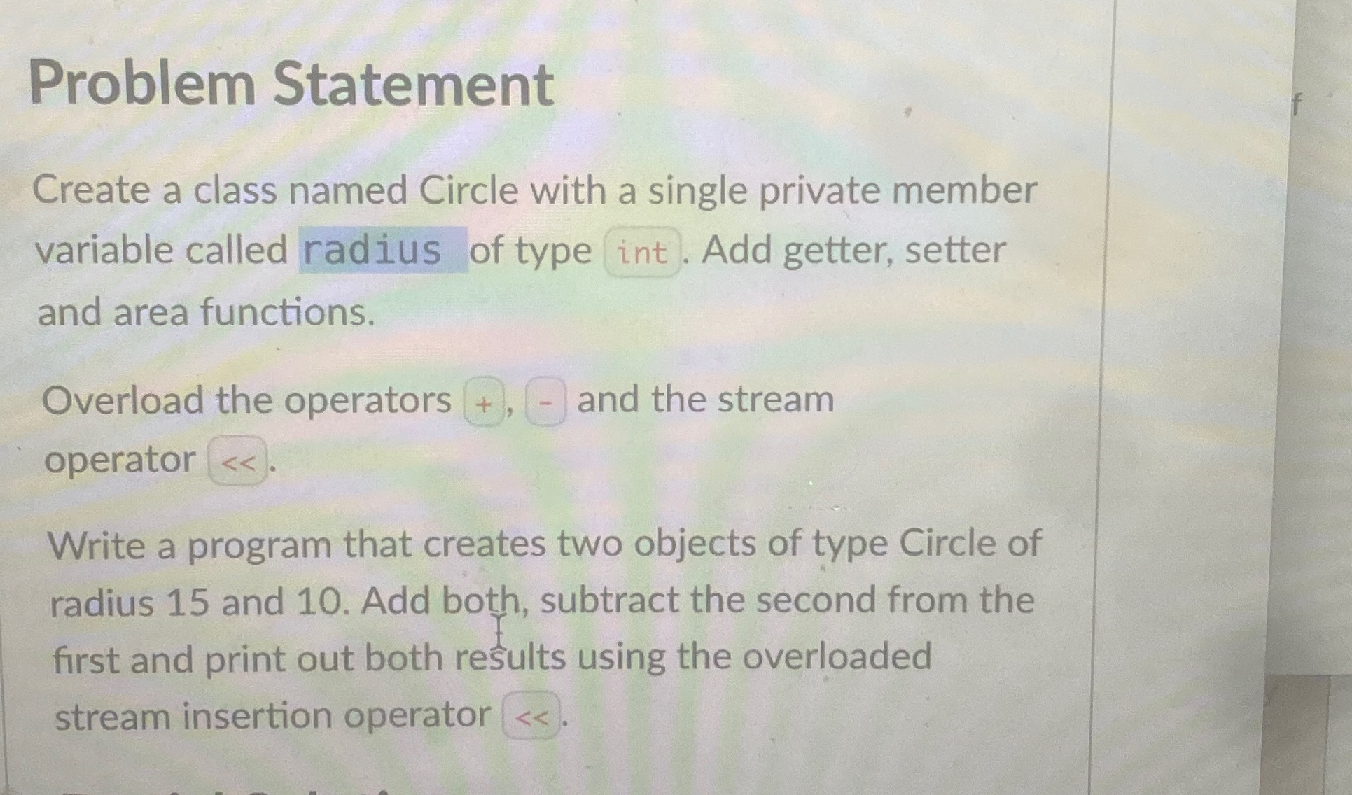 assignment operator overloading using friend function